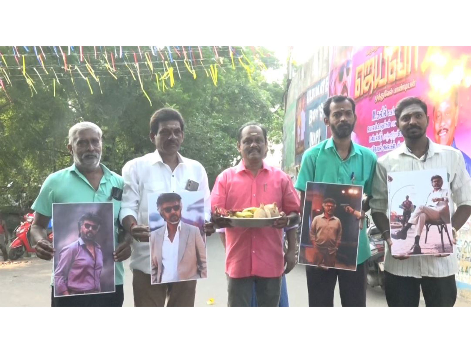 Rajinikanth fans create special rangoli at Arulmigu Selva Vinayagar Temple, pray for 'Jailer 2' success